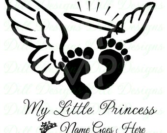 Download Mom of an Angel In Loving Memory Infant Loss SVG Sticker Decal