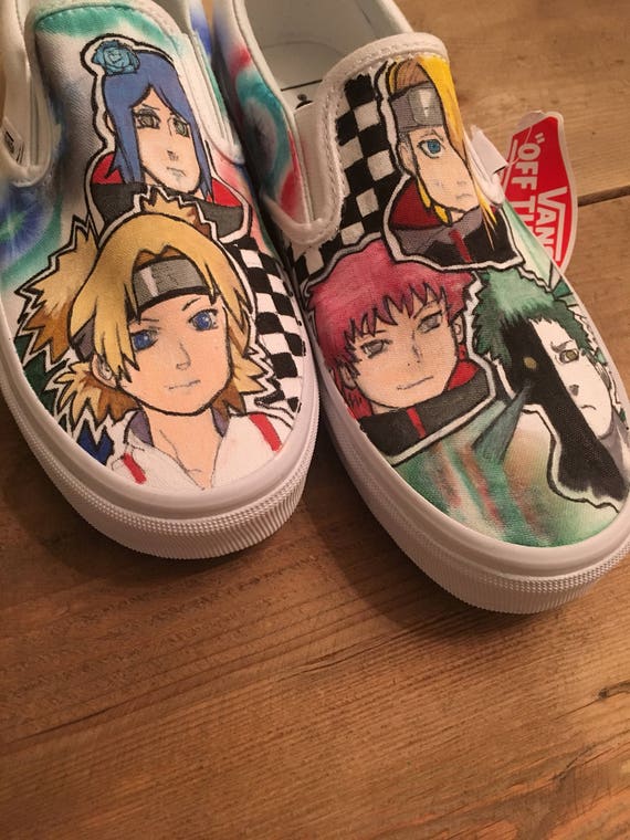 Custom Anime Vans sneakers