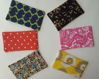 Pocket tissue holder, multiple options, tissue storage, tissue holder, purse tissue holder, purse accessories, travel tissue holder