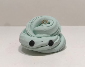 Mint Slime Polymer Clay Charm