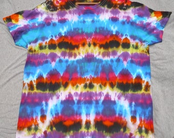 Tie Dye, Shibori, Pole Wound, T-shirt, XL size, 100% cotton