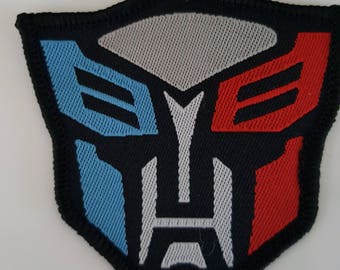 Transformers - The Autobots Symbol Logo Iron On Patch Sew on Embroidered Transfer Fancy Dress