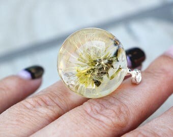 Resin Jewelry Necklace- Real dandelion-Dandelion resin pendant-whole dandelion-dandelion resin necklace-Dandelion Seed Head