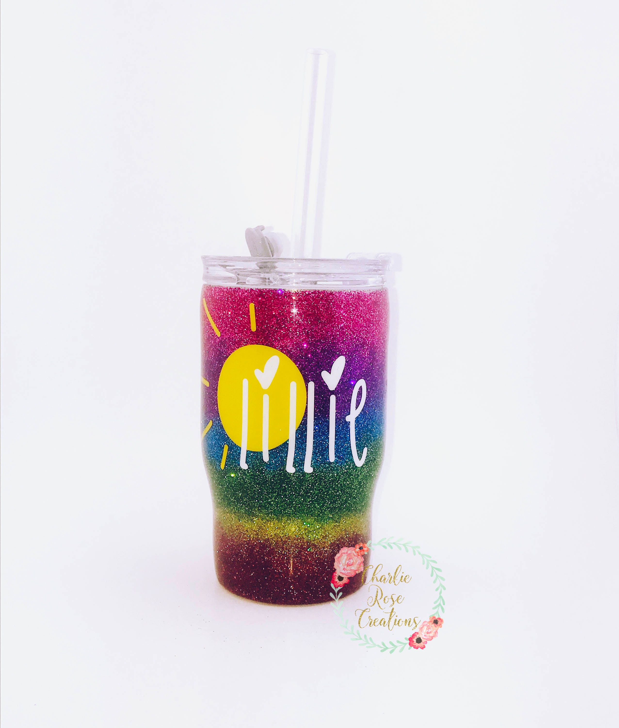 Kids Glitter Tumbler child tumbler gifts for children