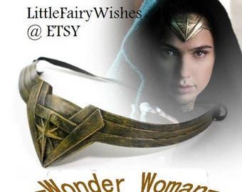 Wonder woman tiara wonder woman cosplay costume accessories Wonder woman headband