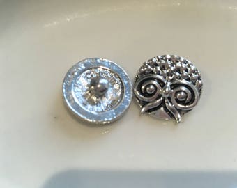 Bouton pression snap forme masque diamètre 20 mm/18 mm