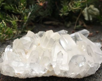 Raw Clear Quartz Cluster