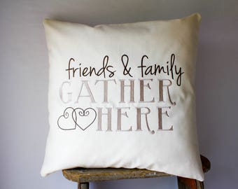18x18 Gather Pillows, Rustic Farmhouse Pillows, Farmhouse Throw Pillows, Fixer Upper Style, Magnolia Market Style, Joanna Gaines Inspired