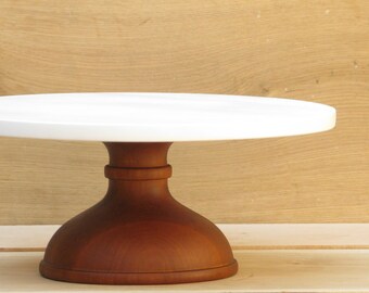 Custom 4-28" Rustic Cake Stand,Round Centerpiece,Love is Sweet,Wood Cake Stand,Wedding Cake Stand,Rustic Wedding,Wedding Planner,White,Stain