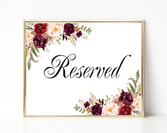 reserved table cards template reserved table sign etsy reserved table cards template reserved table sign etsy