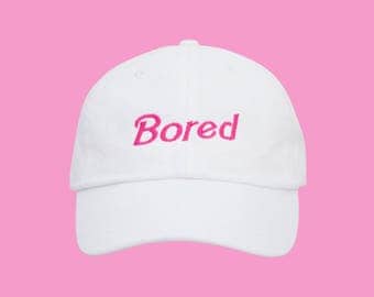 Aesthetic Clothing, Kawaii Dad Hat, Tumblr Dad Hat, Barbie Funny, White Dad Hat, Vaporwave Hat, Low Profile Hat, Snapchat Hat, 90s Dad Hat