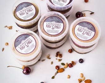 Raw cake in a pot (5 flavours) - vegan, gluten free and refined sugar free