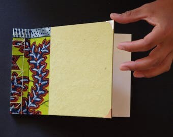 Horizontal blank book of Japanese binding