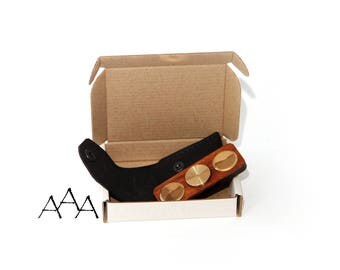 Fidget Spinner Bronze Wooden EDC Handmade Leather case Hybrid Сeramic Bearing Fidget spinner bronze Brass spinner Metal toy Spinner fidget