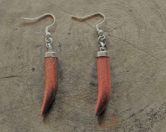 Gemstone Goldstone earrings