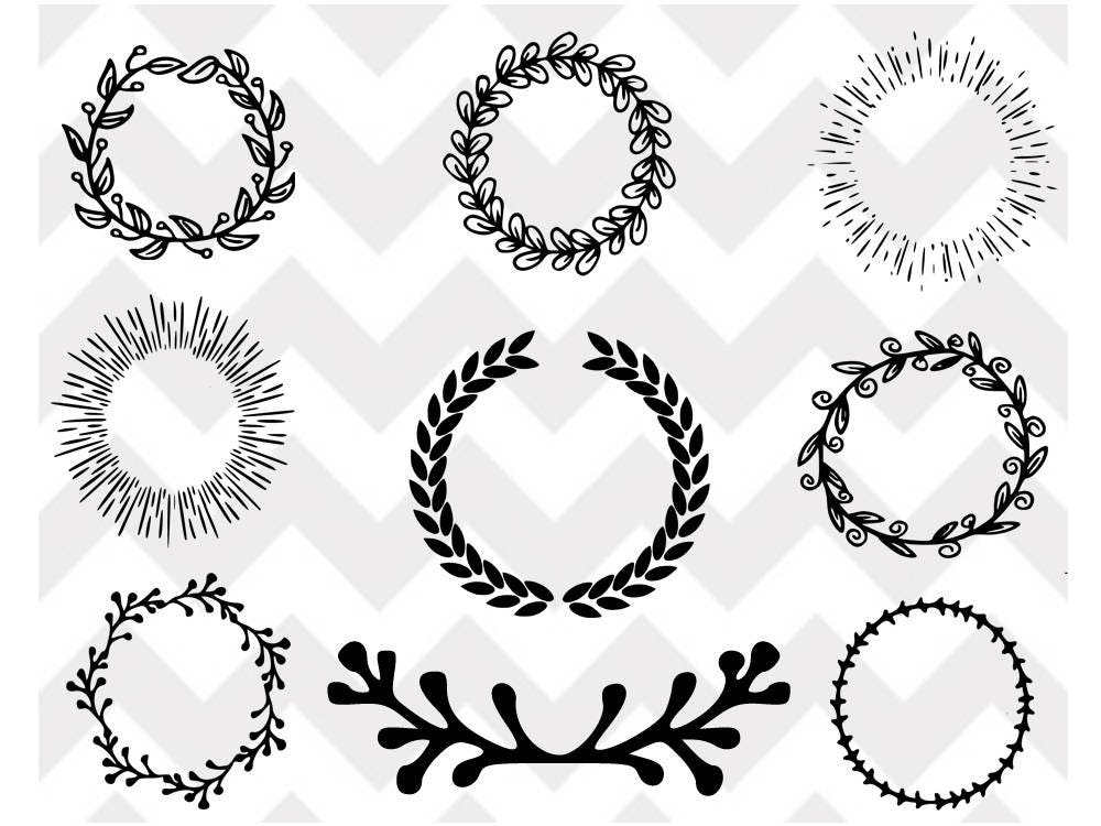 Free Free 199 Flower Wreath Svg Free SVG PNG EPS DXF File