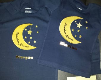 Pajama Decal for Leveret Moon & Star Pajamas