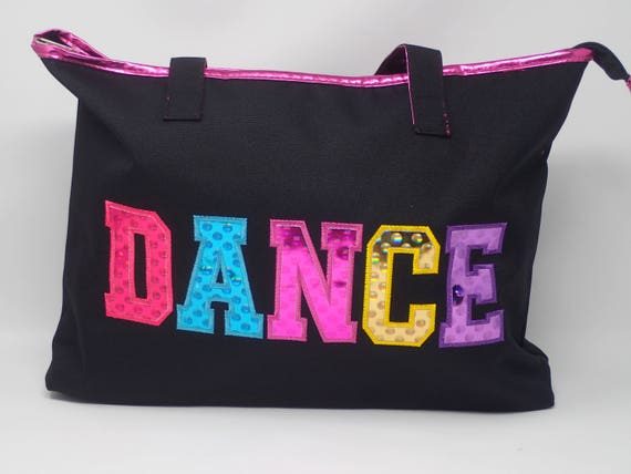 girls personalized dance bag