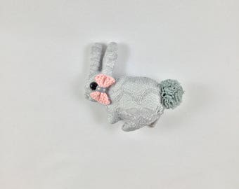 Lace Bunny Hair Clip