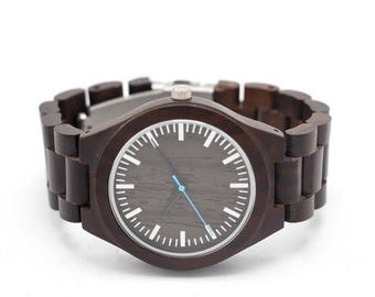 Engraved Wood Watch, Husband Gift, Mens Wooden Watch, Wood Watches for Men, Gifts for Him, Boyfriend Gift, Gifts for Dad, Father’s Day Gift