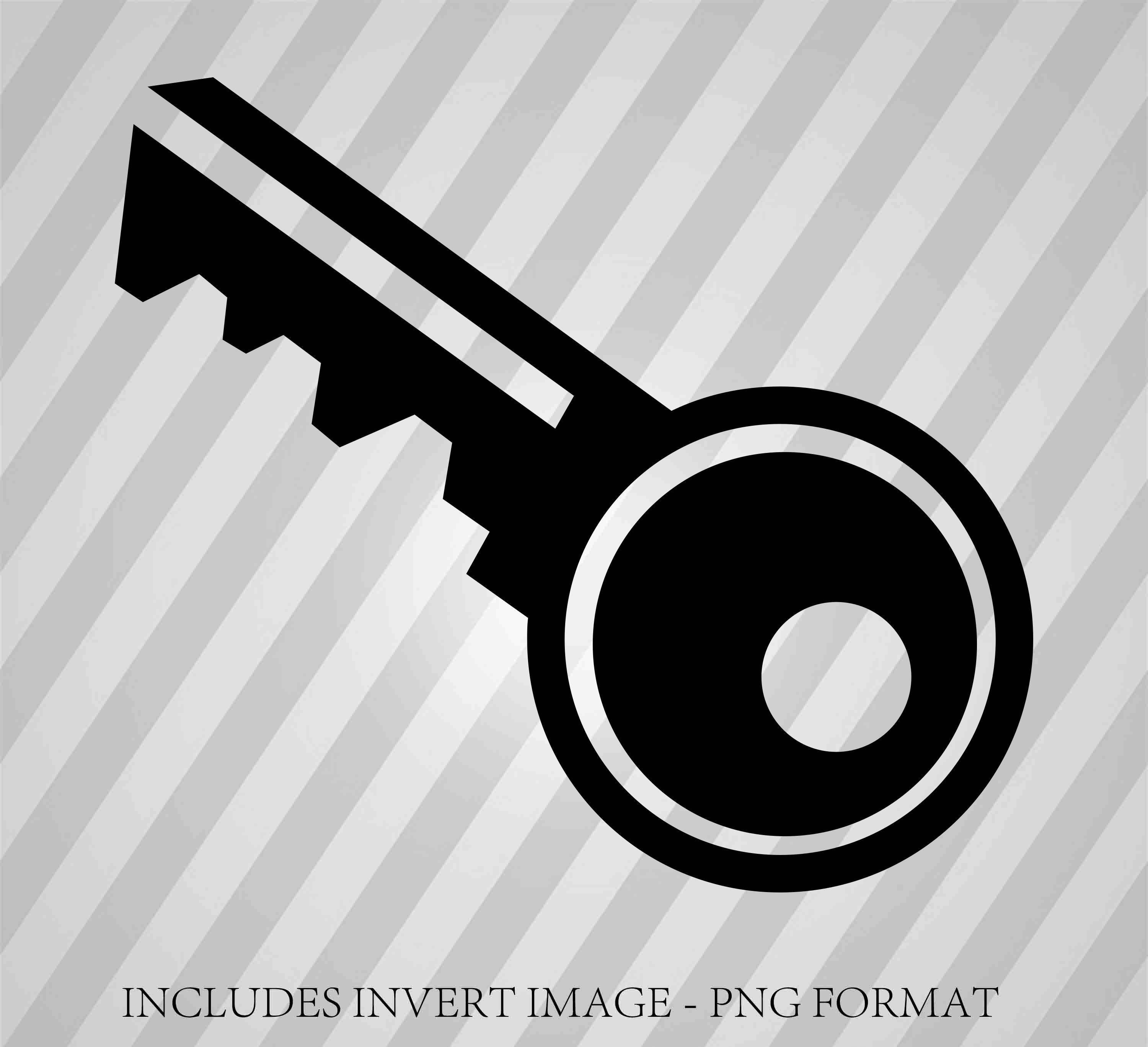 Download Key Silhouette - Svg Dxf Eps Silhouette Rld RDWorks Pdf ...