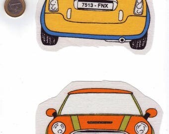 Appliqués: Will go with our colorful mini... Image sewing car