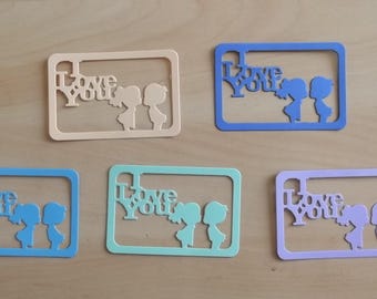 5 cuts frames for your scrapbooking creations.