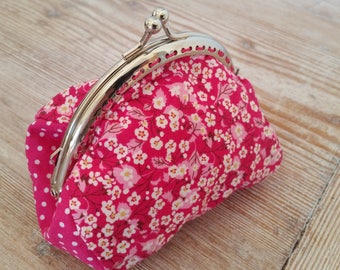 Vintage purse with small flowers