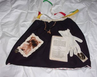 "Reading Morales" retro handbag