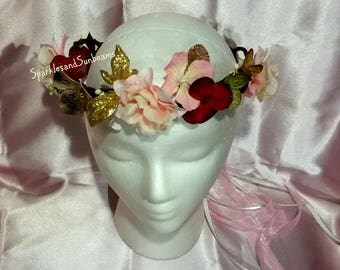 Flower girl crown/ Fairy crown/ Woodland fairy