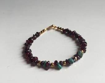 Bracelet semi-precious stones.