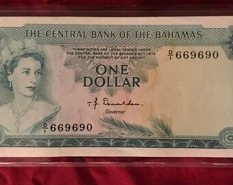 Bahama One Dollar, CU, P-35a