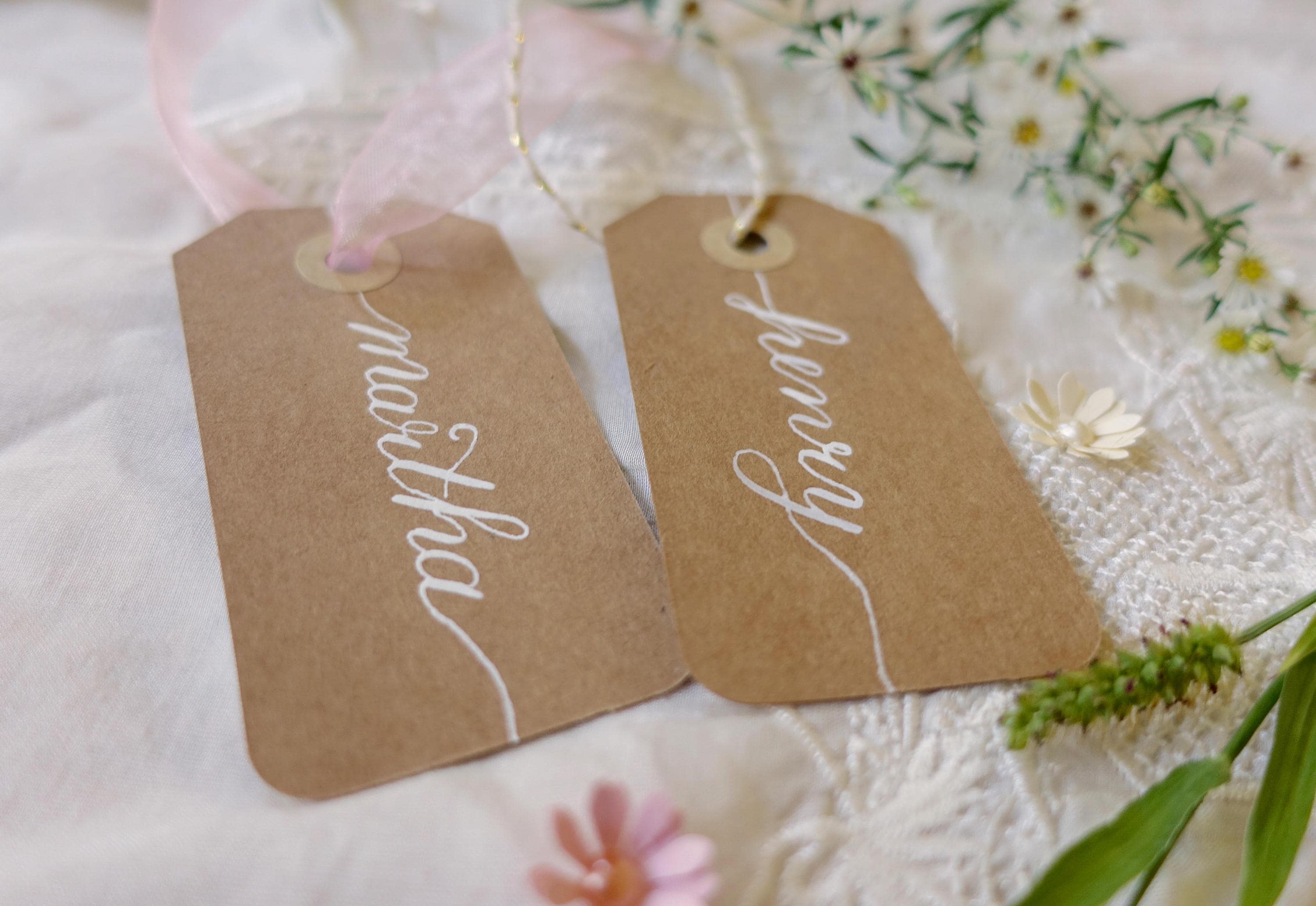 place cards tags