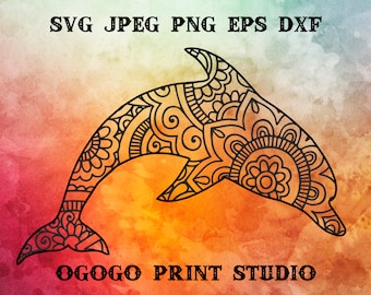 Download Dolphin Mandala Svg Free Design - Free Layered SVG Files