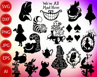 Alice Wonderland Svg 