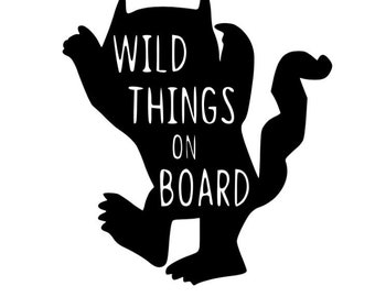 Download Wild things on board | Etsy