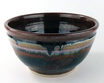 Stoneware Bowl - Pottery Serving Bowl - Stoneware Mixing Bowl - Ceramic Bowl - 1 1/2 quart - Handmade Wheel Thrown Stoneware