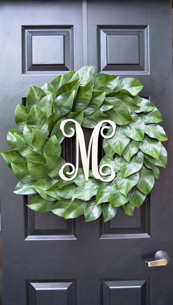 Magnolia Wreath Artificial Magnolia Wreath Magnolia Leaves