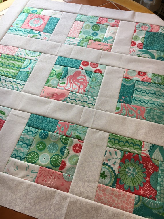 coral-queen-of-the-sea-unfinished-baby-sized-quilt-top-38-in