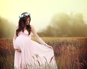 50% Off - Digital Background, Photo Overlays, Background Replacement, Photography Backgrounds & Backdrops, Morning Dew, Overcast Foggy Wheat