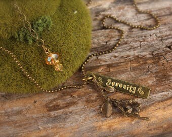 Flower Serenity Branch Necklace