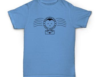 Cute Hogsmeade Post Office T-Shirt - Owl Post Delivery Stamp - Harry Potter T-Shirt (Mens, Ladies, Kids)