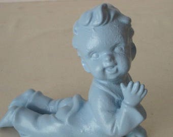 vintage Little Baby Blue - Plaster Baby