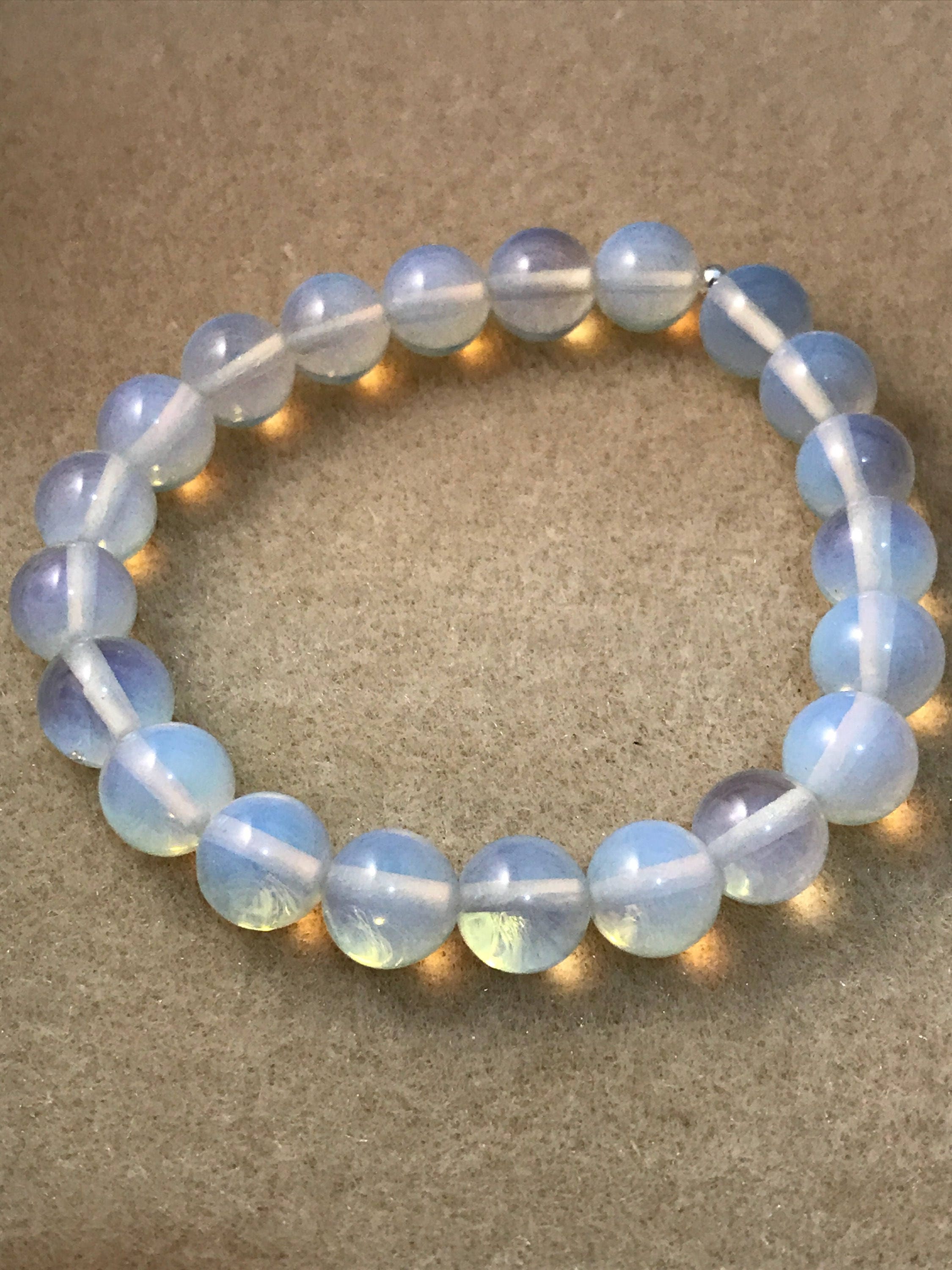 Opalite Bracelet Opalite Stretch Bracelet 10mm Bead