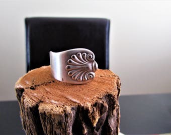 Upcycled Vintage Spoon Ring R - 8