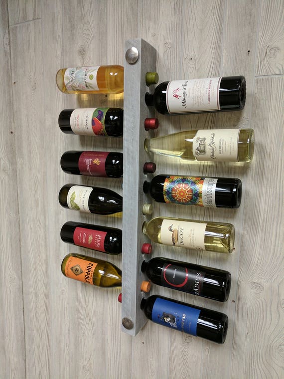 Wine Rack Whitewashed wood Vertical Wine Rack Wine Storage