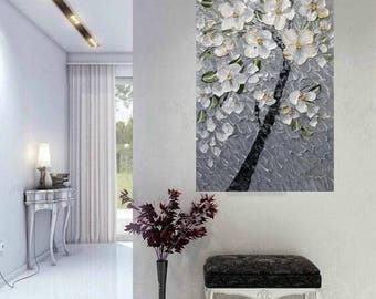 SALE Original 36" gallery canvas Abstract painting,Original comtemporary Art,lots of texture Ready to hang by Nicolette Vaughan Horner