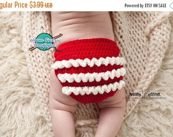 SUMMER SALE Instant Download PDF Crochet Pattern - No. 58 Ruffled Diaper Cover - 3 Sizes