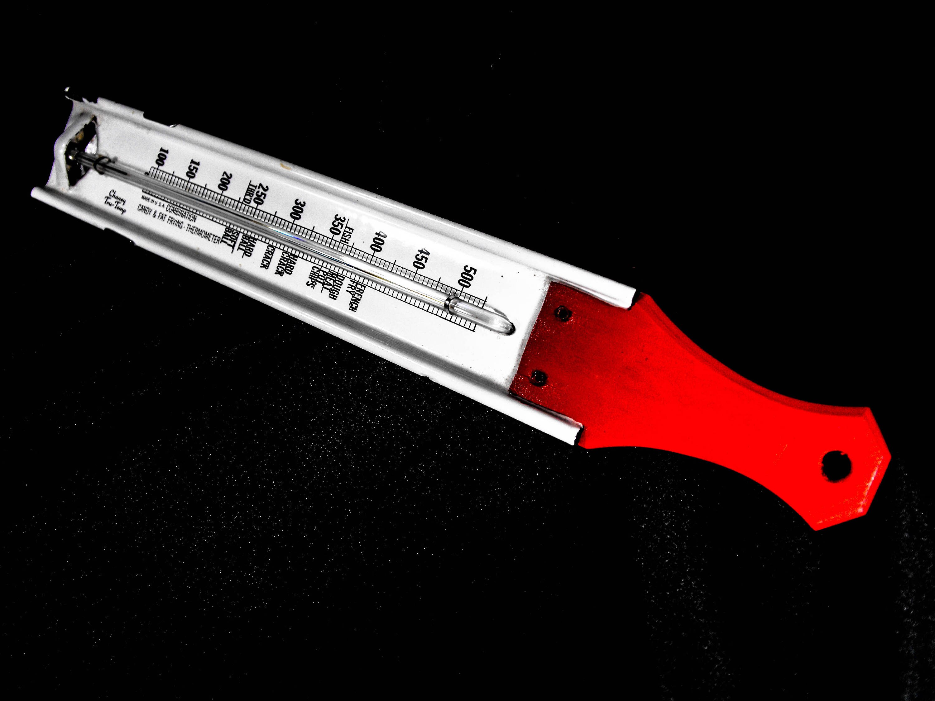 Vintage Candy Thermometer Mid Century Candy Thermometer Red