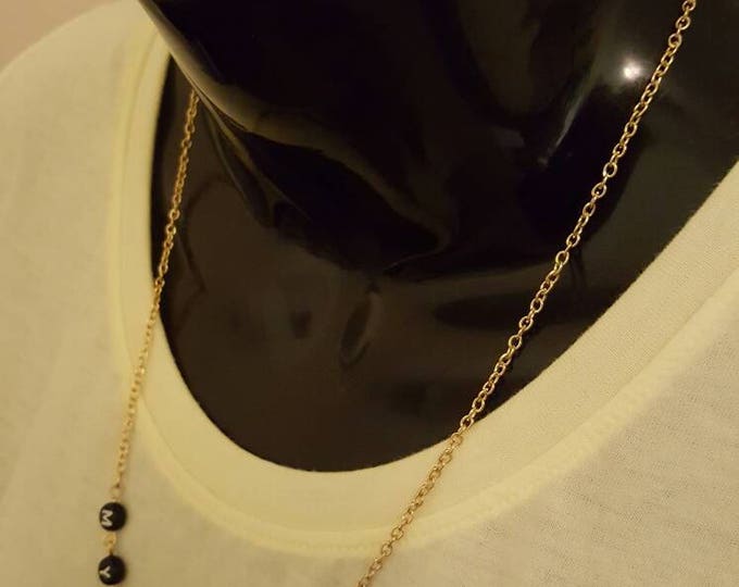Goldtone Necklace Snoop My Nizzle with gemstone Keep it Light- Funny